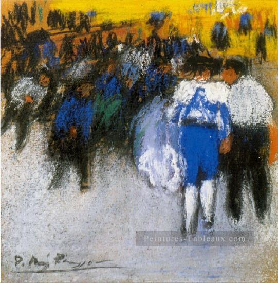 Bullfight 3 1901 cubism Pablo Picasso Peintures à l'huile